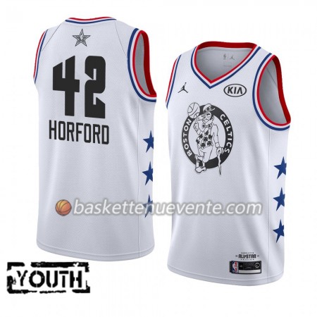 Maillot Basket Boston Celtics Al Horford 42 2019 All-Star Jordan Brand Blanc Swingman - Enfant